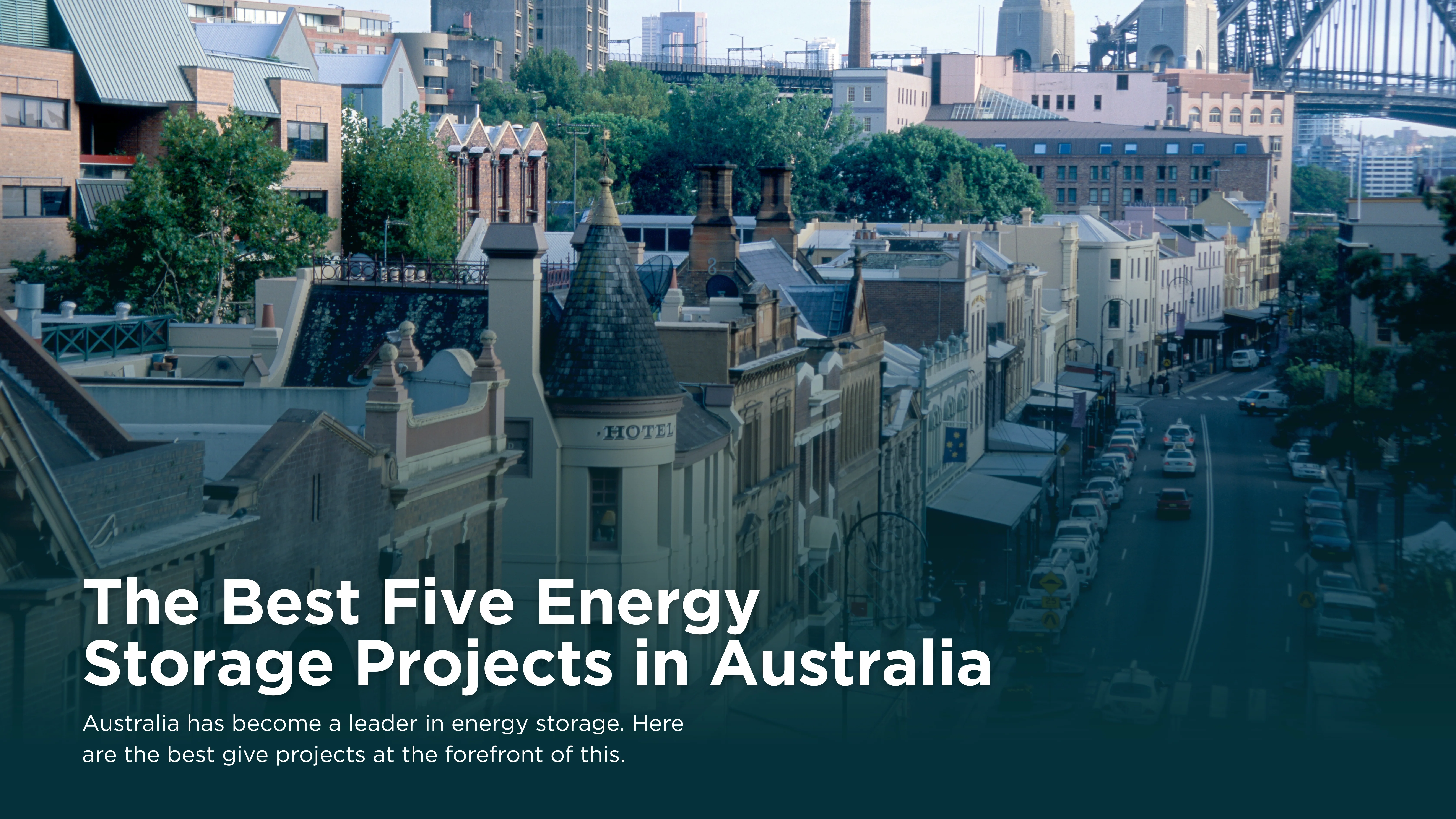 The Best Five Energy Storage Projects in Australia